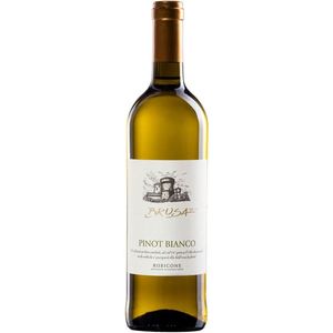 Italian BRUSA Pinot Bianco Rubicone IGT White <b>Wine</b> 750ml Delicate Floral Flavor 6 Bottles Per Box Made in Italy - Product Image 1