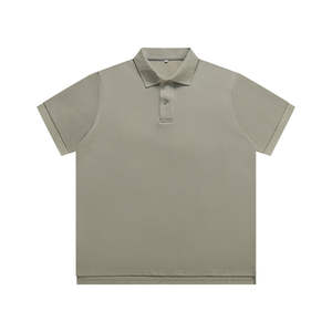 Camiseta de manga corta informal para hombre con personalización de marca, novedad de verano, transpirable para POLO, bolsillo tejido de poliéster/algodón frontal - Product Image 5