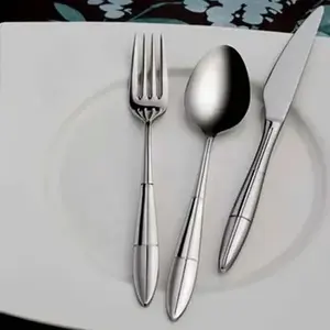 Ensemble de couverts en or poli miroir fait à la main Design élégant vaisselle ustensiles de cuisine maison salle à manger couverts vaisselle raffinée utilisation - Product Image 5