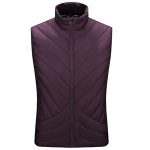 Gilet matelassé pour hommes veste d'hiver gilets gonflés chauds hommes extérieur sans manches gilet léger résistant à l'eau - Product Image 6