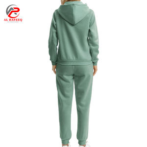 Chándal de dos piezas, jersey para mujer, chaqueta con capucha a rayas de manga larga con pantalones de chándal, sudadera con capucha, conjunto de entrenamiento - Product Image 2