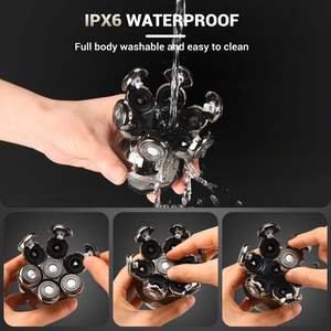 Afeitadora Eléctrica Recargable 5 en 1, Cuchillas Rotatorias Flotantes 7D, Cabezal de Afeitado para Hombres y Mujeres, Kit de Afeitado en Seco/Húmedo IPX7 - Product Image 3