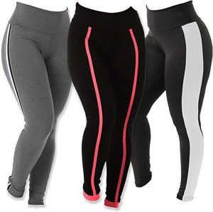 Leggings de secado rápido que absorben la humedad para mujer con estampado de sublimación en negrita Pantalones de cierre con cordón para rutinas de yoga en el gimnasio - Product Image 4