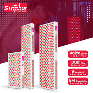 Panel de Lámpara de Terapia de Luz Roja de Cuerpo Completo con Chip Dual Sunplus de 480 Nm - 1060 Nm, Dispositivo Infrarrojo de 5 W, 1000 W, 1500 W, 9 Longitudes de Onda - Product Image 1