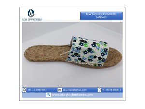 Sandales espadrilles en toile 100% naturelle pour femmes, légères, respirantes et de qualité garantie, meilleures ventes en inde - Product Image 2