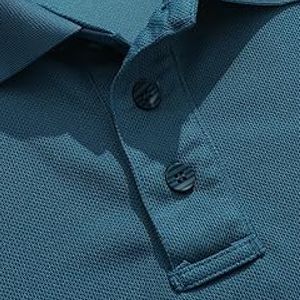 เสื้อโปโลผ้าฝ้าย100% พื้นสำหรับผู้ชายเสื้อยืดกอล์ฟลำลองแขนสั้นสำหรับใส่เล่นกีฬาพิมพ์ลายแบบถัก - Product Image 3