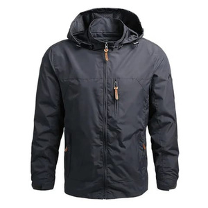 Meilleures ventes de vestes coupe-vent pour hommes de style High Street Vente en gros de polyester nylon de haute qualité Prix bon marché pour la saison printanière - Product Image 1