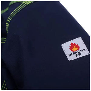 Cotton Blend Professional Working Apparel Small Order Fast Ship Low Price Oil Gas Industrial Class 2 FR High Visibility CE - Product Image 5
