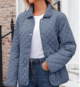 Chaquetas Acolchadas de Primavera Cálidas y Brillantes con Doble Botonadura, Chaquetas Impermeables Acolchadas Tipo Parka, 100% Poliéster - Product Image 2