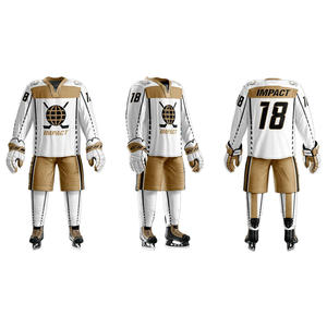 Uniformes de equipo de hockey sobre hielo sublimados de diseño personalizado estilo de camisa para adultos personalizado para su equipo - Product Image 6