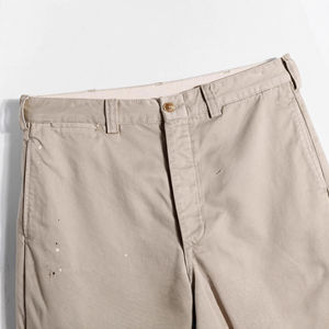 Pantalones Chinos Casuales Vintage para Hombre, Estilo Americano Clásico, Corte Relajado, 100% Algodón, Cintura Media, Parche Plano, Estilo Recto - Product Image 5