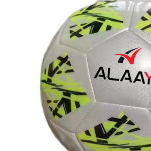 Alaay Tamaños 5 Pequeña cantidad Fútbol Cosido a máquina Pelota de cuero PU Logotipo impreso OEM para entrenamiento deportivo al aire libre - Product Image 4