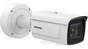 ANNKE Cámara IP Bullet 2MP ANPR 4X Motorizada Varifocal PoE IP IP67 Cámara CCTV de Seguridad para Exteriores con Reconocimiento de Matrícula