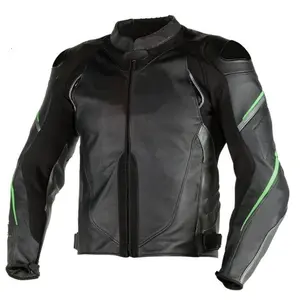 Echtes Leder Schafs haut Männer Motorrad Leder Renn jacke Slim Fit Motorrad jacken tragen Jacke