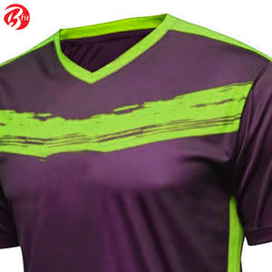 Camiseta de Fútbol Personalizada con Cuello Redondo y Logotipo para Adultos, 100% Poliéster, Secado Rápido, Ligera, Ropa Deportiva de Entrenamiento, Corte Automatizado - Product Image 5