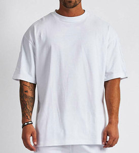 เสื้อยืดผู้ชายน้ำหนักมากทำจากวัสดุทนทาน - Product Image 1