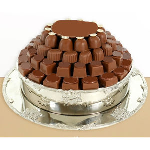 Hotel Tableware Chocolate Server Bowl Latest Silver-Plated Metal Chocolate Bowl Desserts For Dinnerware <b>Sweets</b> Server Ware Bowl - Product Image 2