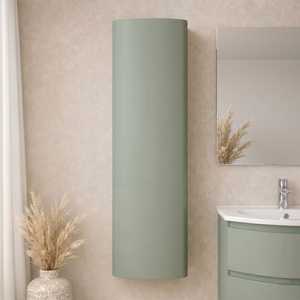 Armoire colonne moderne vert sauge pour salles de bain, murale et gain de place, design italien par Koricini, style Las Vegas - Product Image 1