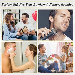 Paquete de 2 cabezales de afeitado de repuesto de doble cara para afeitadora eléctrica de hombre, accesorio para afeitadora rotatoria para aplicación facial y en vehículos recreativos - Product Image 4