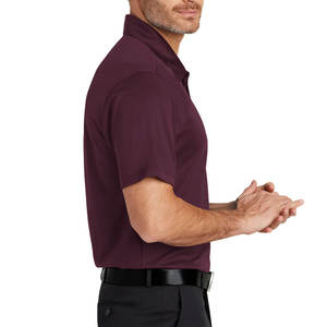 Polos de piqué de algodón sólido de manga corta para hombre 100% algodón - Product Image 3