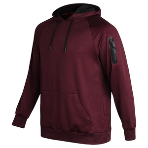 Sweat à capuche en molleton Active Performance Tech pour hommes, pull d'entraînement par temps froid avec sweat-shirt imprimé pour l'automne - Product Image 1