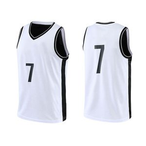 เสื้อบาสเก็ตบอลสำหรับผู้ชายเสื้อบาสเก็ตบอลพิมพ์ลายทั้งตัวและตัวเลขสำหรับการแข่งขันกีฬาออกแบบได้ตามต้องการ - Product Image 1