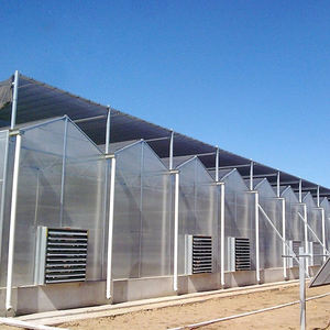 Invernadero Comercial Europeo para Fresas de 8x30m, Sistema Hidropónico, Control Climático Automático, Diseño de Alto Rendimiento, Invernadero de Policarbonato - Product Image 1