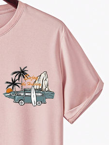 เสื้อยืดผ้าฝ้ายเนื้อนุ่มของผู้ชายเสื้อยืดฟอกสีพิมพ์ลายวินเทจได้รับความนิยมใน100% ฟิตเนส - Product Image 4