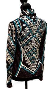 Chaqueta ecuestre de cierre de cremallera elegante y elegante de primera calidad para equitación occidental Suministro ODM transpirable - Product Image 4