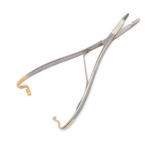 Portaagujas TC de acero inoxidable, instrumento quirúrgico | Portaagujas de carburo de tungsteno | Fórceps de costura de precisión - Product Image 5