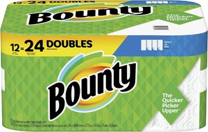 Bounty Toallas de Papel de Tamaño Rápido, Blanco, 16 Rollos Familiares = 40 Rollos Regulares, Encantador Papel Higiénico Ultra Suave al Tacto - Product Image 5