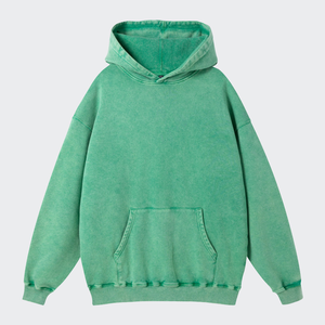 Custom Logo Winter Men's Oversized <b>Thick</b> <b>Fleece</b> Pullover Hoodies with for 100% Cotton Eco-Friendly - Product Image 2
