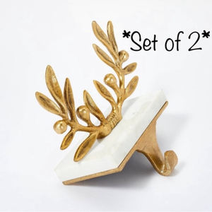 Decoración navideña de metal hecha a mano de diseño clásico, proveedor al por mayor, vajilla para interiores y exteriores, soporte para medias navideñas - Product Image 5