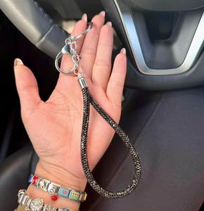 Seed Beaded Handmade Keychain Lanyard for Women <b>Customized</b> Handcrafted Seed Bead Lanyard Keychain for ID Badge - Product Image 6