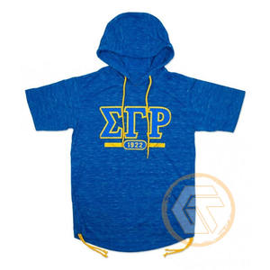เสื้อฮู้ดแขนยาวผ้าฝ้ายฟลีซ 500 กรัม ปักโลโก้ด้านหน้า รุ่น GREEK TREASURES Customized Sigma Gamma Rho เป็นมิตรกับสิ่งแวดล้อม เหมาะสำหรับฤดูหนาว - Product Image 3