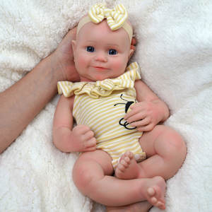 バサイド工場卸売フルシリコンリアルリアルな生まれ変わった人形シリコン生まれ変わった赤ちゃん - Product Image 2