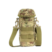 Sac de rangement tactique Top vente bouteille d'eau pochette transporteur léger Polyester pliable Molle
