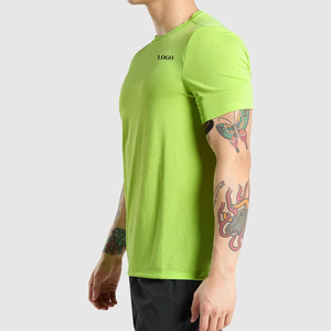 100% coton à manches courtes col rond couleur unie hommes T-Shirts/usine en gros pas cher prix hommes T-Shirts en prix de gros - Product Image 3