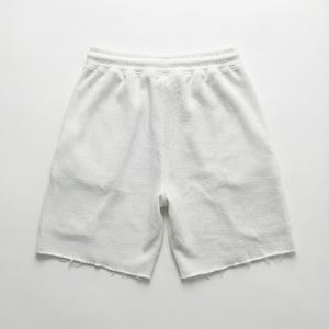 Pantalones Cortos Cargo para Hombre, de Poliéster/Algodón, Color Liso, Bordado Personalizado, Estilo Y2K, Corte Cuadrado, Dobladillo Deshilachado, Estilo Informal para Gimnasio, Ecológicos - Product Image 2