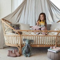 Lit en rotin moderne rotin enfants lit chambre meubles enfants avec meilleur prix artisanat décoration de la maison