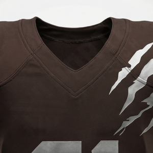 Ensemble d'uniformes de football américain personnalisés par sublimation, maillot et short pour jeunes et adultes, commande en gros pour équipe, tenue d'équipe professionnelle de performance - Product Image 4