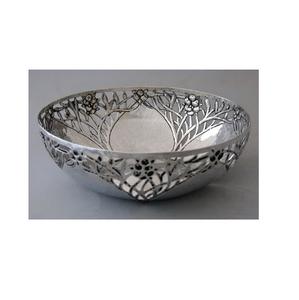 Premium Aluminium Bowl with Polished Finish Decorative Metal <b>Centrepiece</b> Bowl for <b>Dining</b> <b>Table</b> & Home Decor - Product Image 1