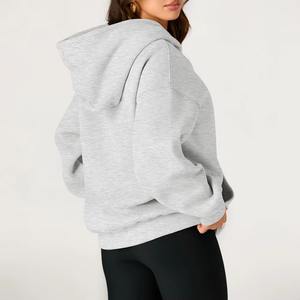 Nouveau design 2026 – Sweat à capuche oversize vintage pour femme avec badge frontal, toucher doux, 100 % coton, imperméable et écologique - Product Image 3