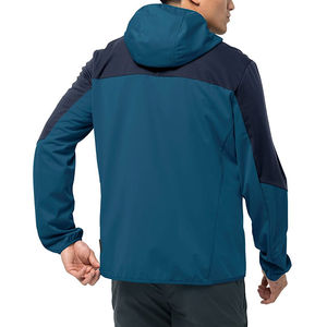 Chaqueta Softshell informal ligera de poliéster para hombre Diseño sólido, logotipo personalizado, servicio ODM y OEM disponible - Product Image 2