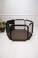 Aire de jeu hexagonale solide et durable pour bébé, aire de jeux pour bébé, nouveau-né, en métal gonflable