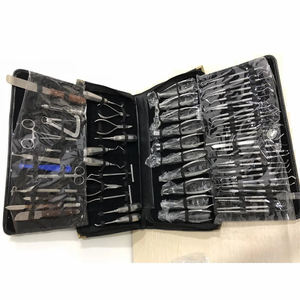 Juego de Instrumentos Quirúrgicos Dentales de Acero Inoxidable Alemán para Extracción Oral con Estuche de Cuero - Product Image 1