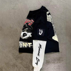 Camiseta de Manga Corta para Hombre, Corte Regular, con Estampado, Estilo Urbano, Camiseta con Estampado para Hombre - Product Image 2