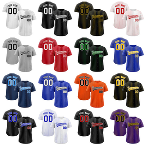 Camiseta de Béisbol Retro Personalizada para Hombre, Uniforme Transpirable con Estampado Digital, Logotipo y Nombre Bordados, Opción de Talla Grande - Product Image 2