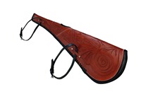 Couvercle de pistolet vertical de chasse en cuir véritable OEM personnalisé en couleur Logo personnalisé de haute qualité et taille ESAHZ IMPEX EI-GC-110