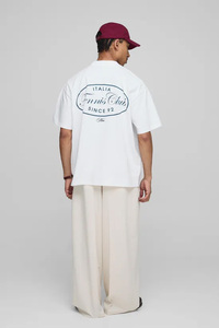 T-shirt oversize pour homme, impression sérigraphique, 2025, long, style streetwear, 100% coton, 240GSM, qualité de couture premium, vente en gros - Product Image 2